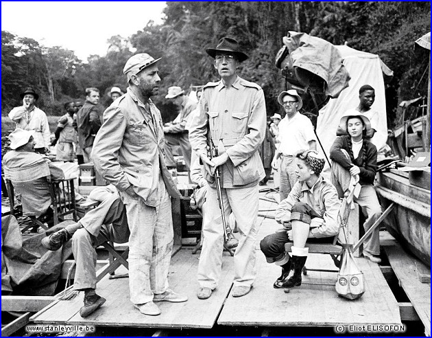 Katharine HEPBURN et Humphrey BOGART African Queen