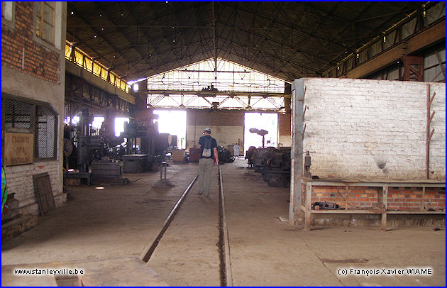 Atelier de la gare de Kisangani