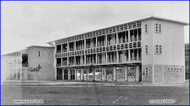 Athénée vers 1957 à Stanleyville