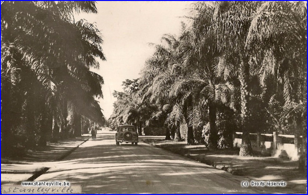 Avenue Albert 1er à Stanleyville