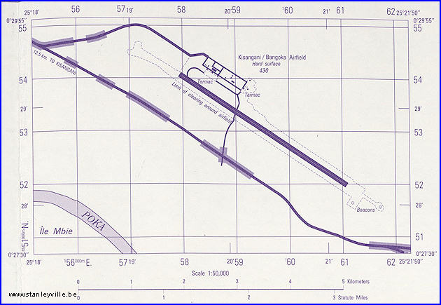 Plan de l'aéroport de Bangboka