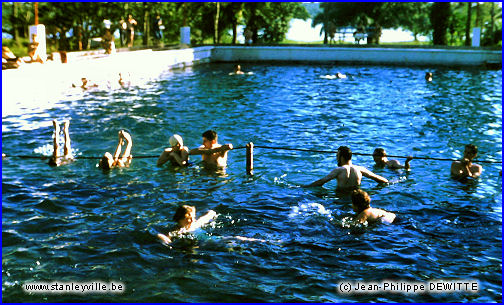 Bassin de natation à Stanleyville