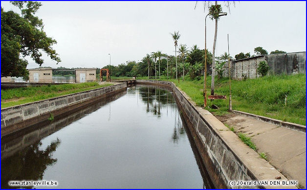 Canal du barrage à Kisangani