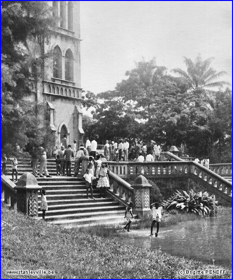 Crue du fleuve Congo à Stanleyville