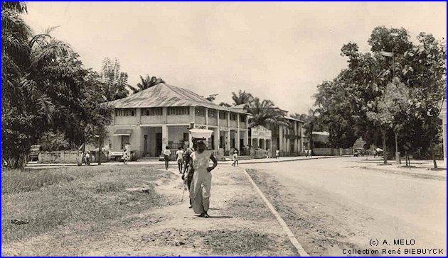 Avenue Gouverneur Moeller à Stanleyville