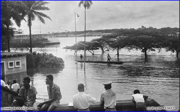 La crue du Congo en décembre 1961 à Stanleyville