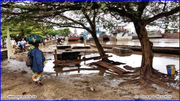 Crue du fleuve à Kisangani