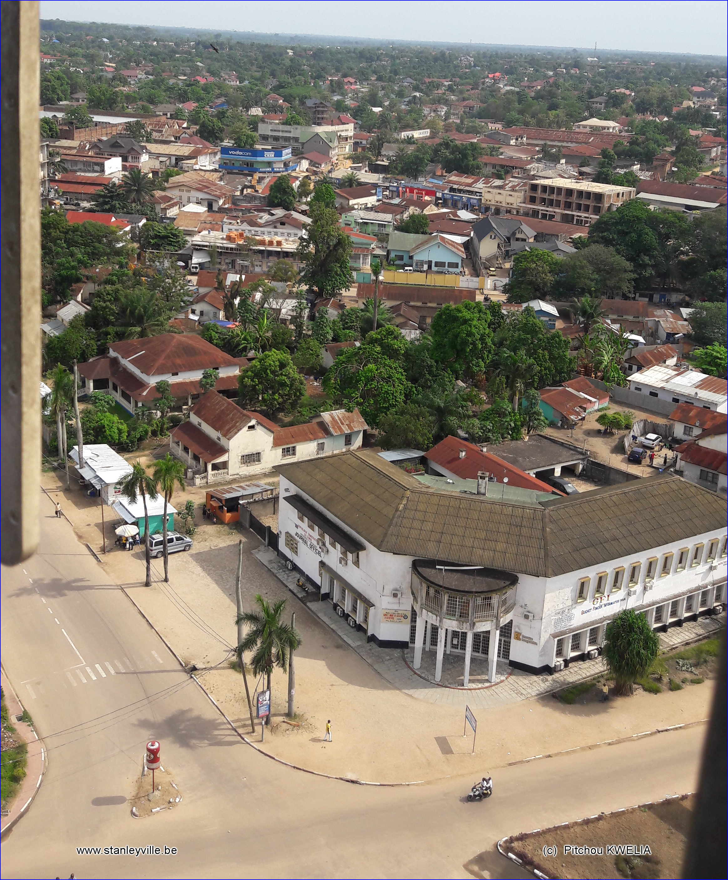 Vue aérienne de Kisangani