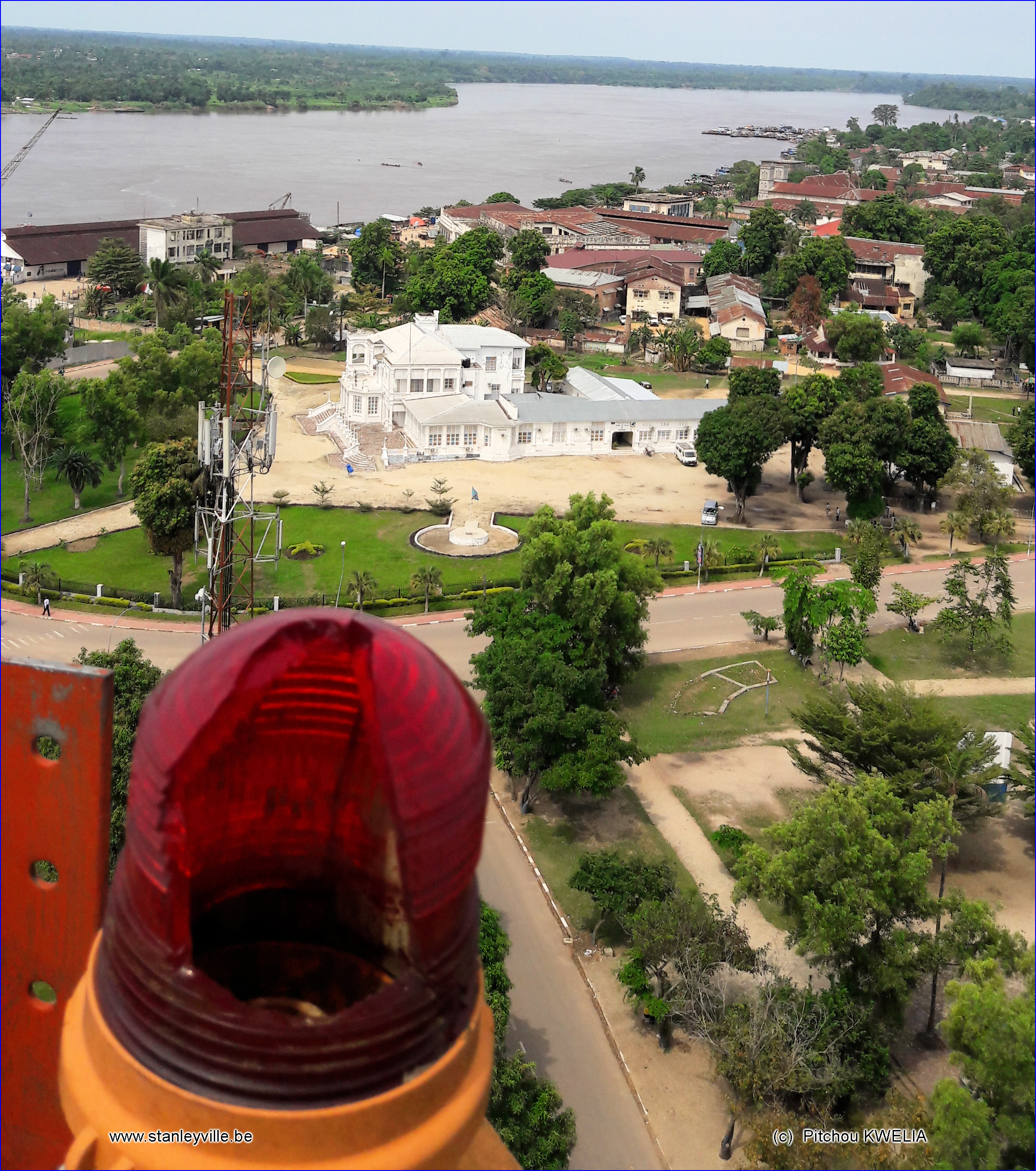 Vue aérienne de Kisangani