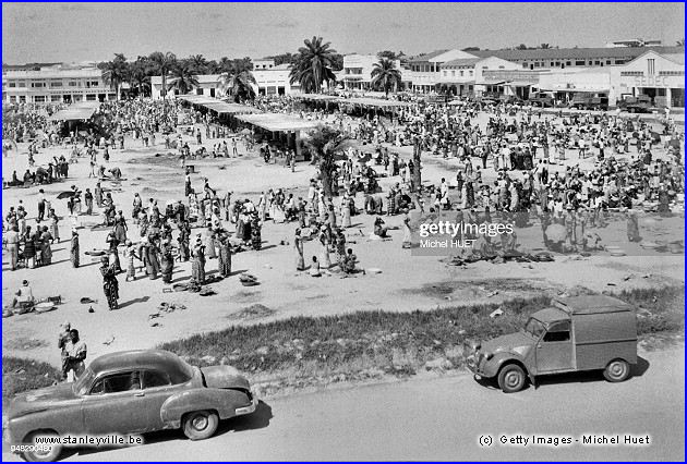 Marché central à Stanleyville