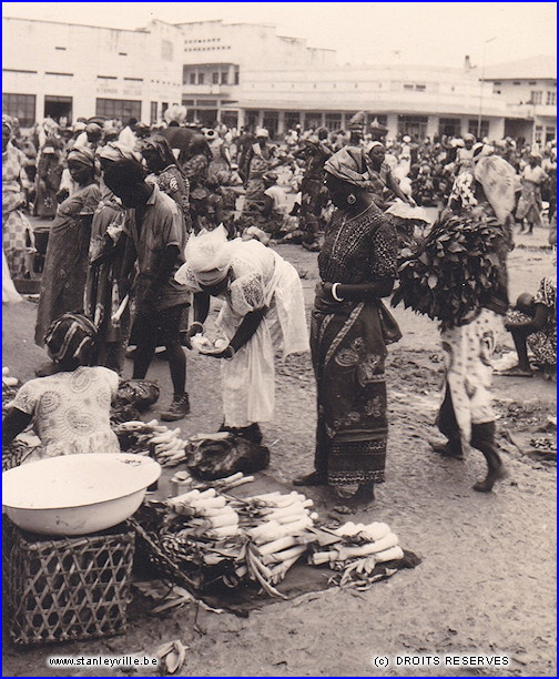 Marché à Stanleyville