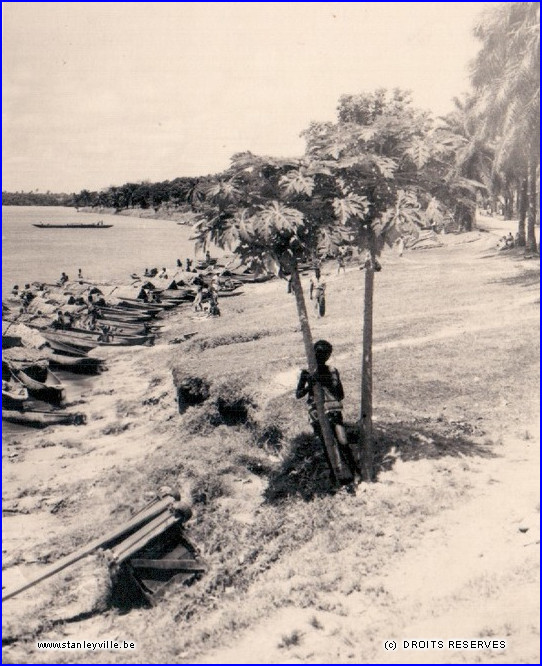 Pirogues à Stanleyville