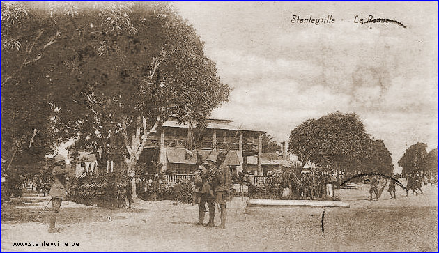 Revue de la Force Publique à Stanleyville