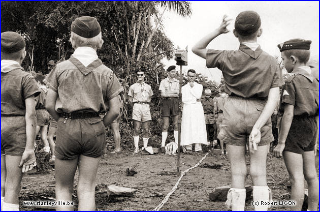 Les scouts de Champagnat à Stanleyville