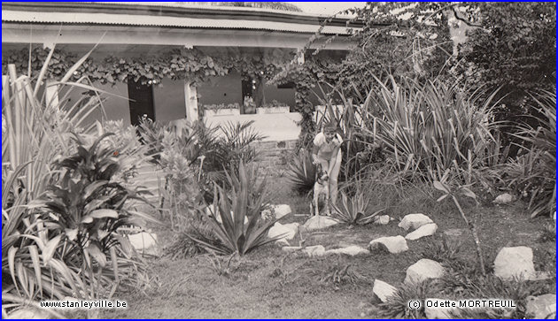 Jardin de l'Hôtel Stanley à Stanleyville