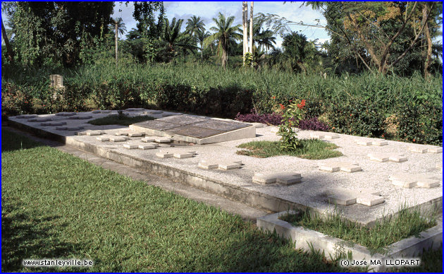 Tombe des missionnaires assassinés en 1964 à Stanleyville