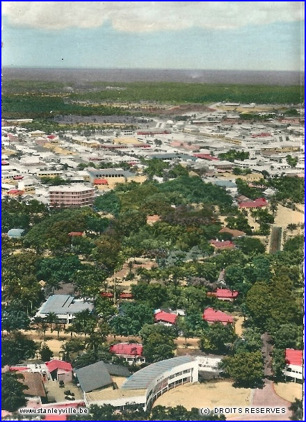 Vue aérienne de Stanleyville