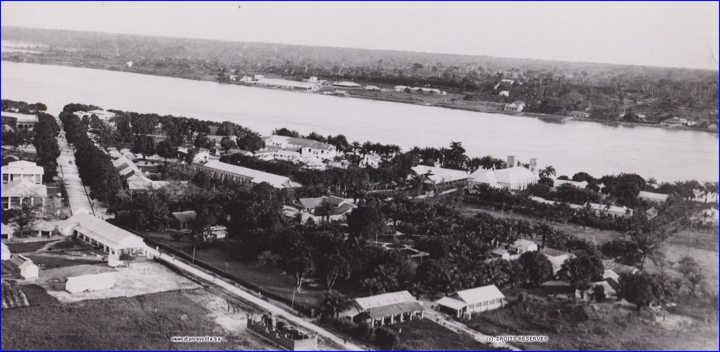 Vue aérienne de Stanleyville