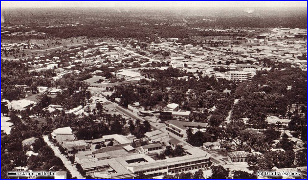 Vue aérienne de Stanleyville