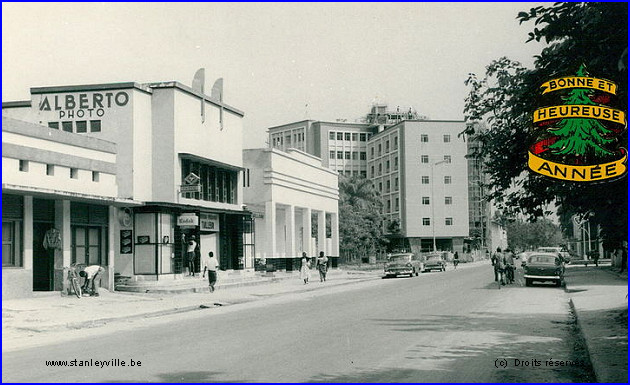 Avenue de l'Eglise à Stanleyville