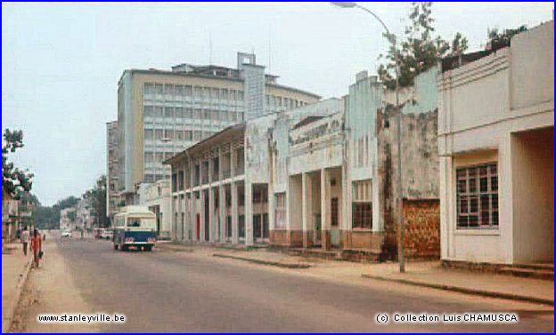 Avenue de l'Eglise à Stanleyville