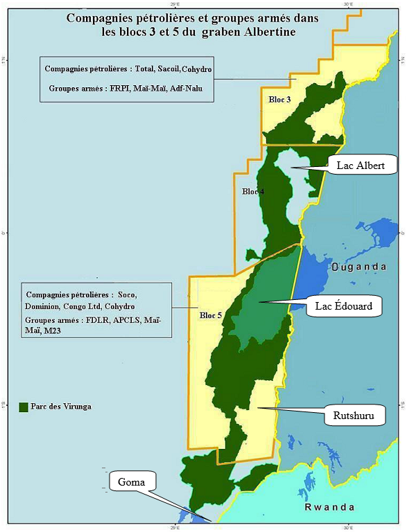 Compagnies pétrolières et groupes armés en RDC