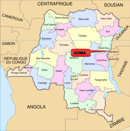 Carte RDC