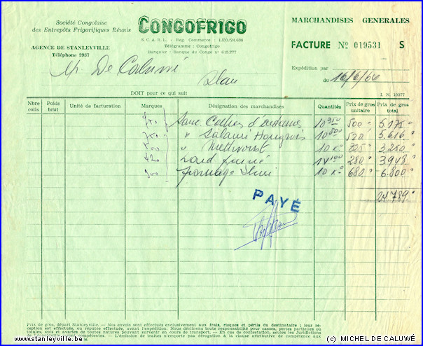 Congofrigo Stanleyville