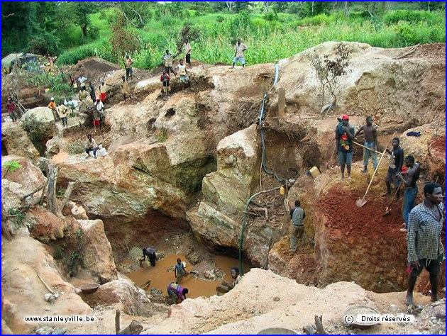 Mine de coltan