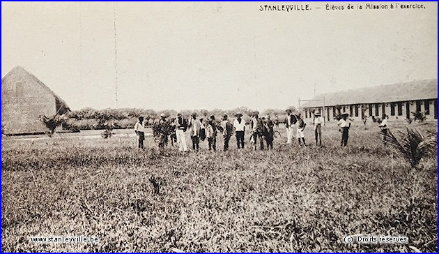 Elèves de la mission à Stanleyville