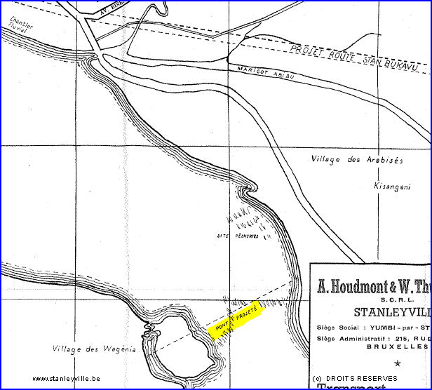 Plan avec pont de Stanleyville