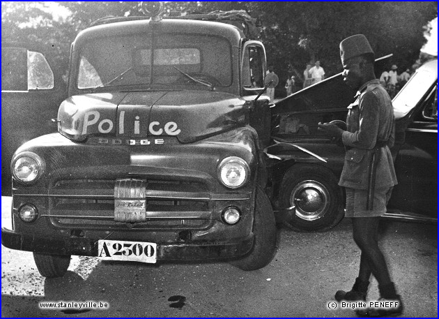 Accident véhicule de police Stanleyville