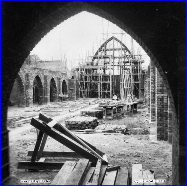 Construction de l'église Ste Marthe