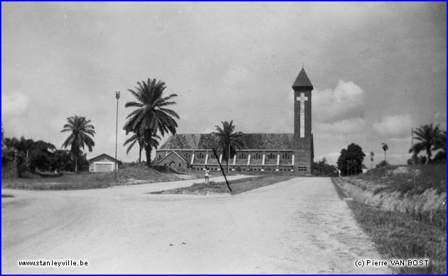 L'église Ste Marthe à Stanleyville rive gauche