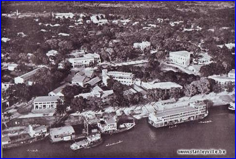 Vue aérienne Stanleyville 1937